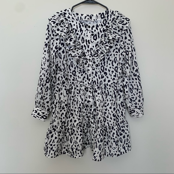 Leopard Print Dress - Picture 1 of 8